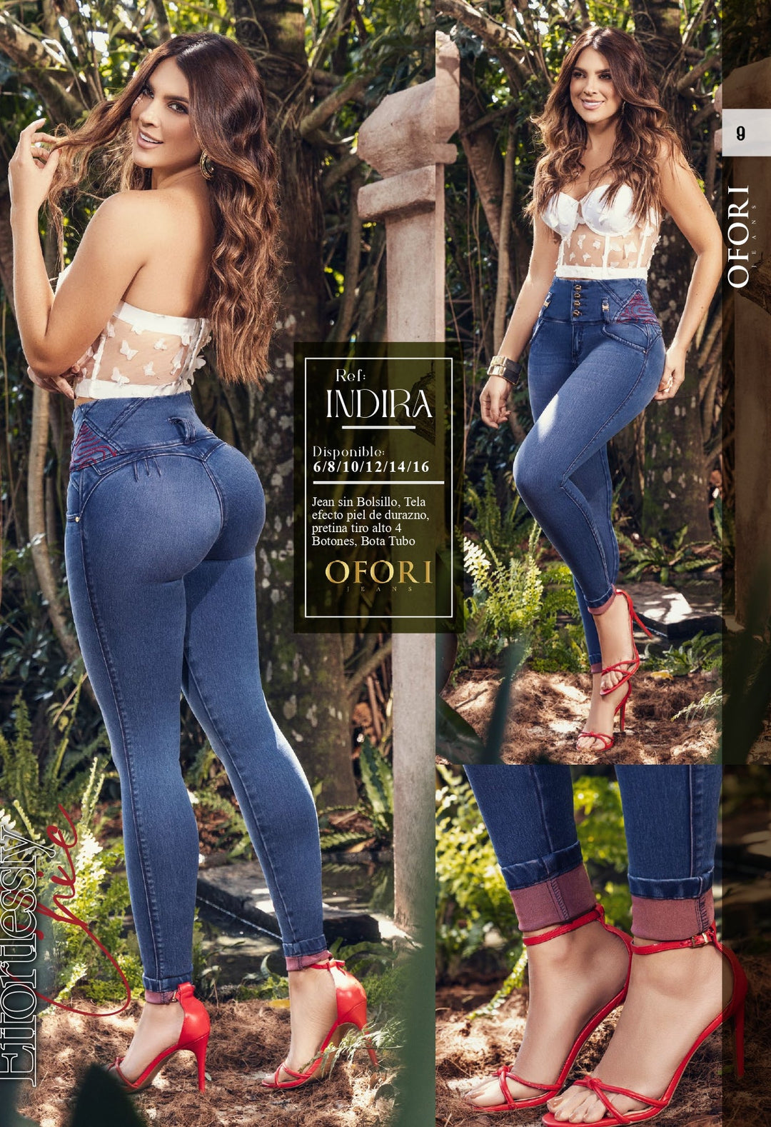 Indira 100% Authentic Colombian Push Up Jeans