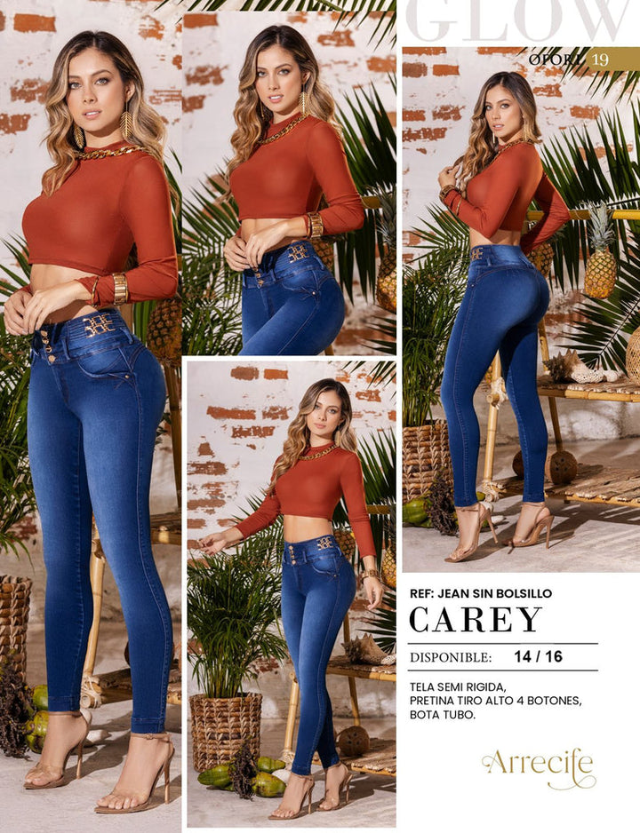 Carey 100% Authentic Colombian Push Up Jeans - JDColFashion