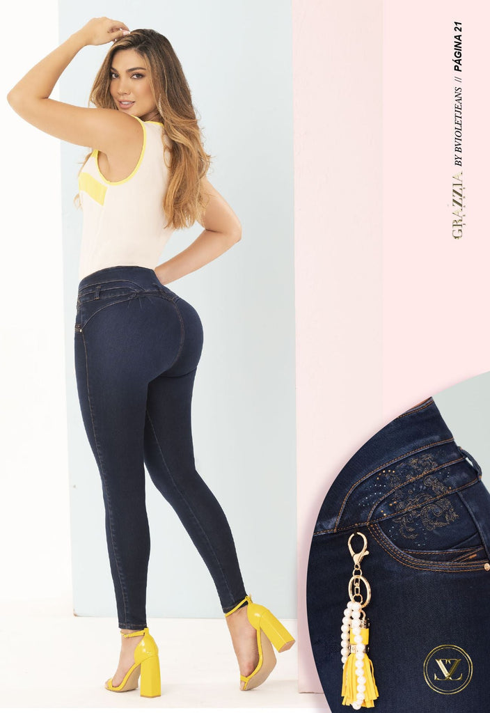 GR450 100% Authentic Colombian Push Up Jeans - JDColFashion