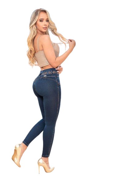 W-241 100% Authentic Colombian Push Up Jeans - JDColFashion