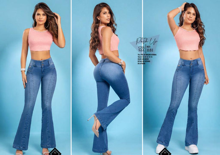 CARISMA PRE-ORDER 1181 100% Authentic Colombian Push Up Jeans - JDColFashion