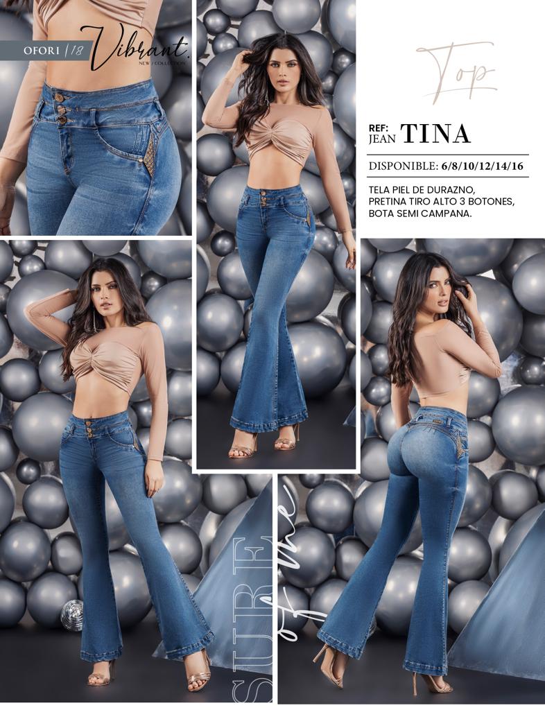 Tina 100% Authentic Colombian Push Up Jeans – Colombian Jeans Wholesale