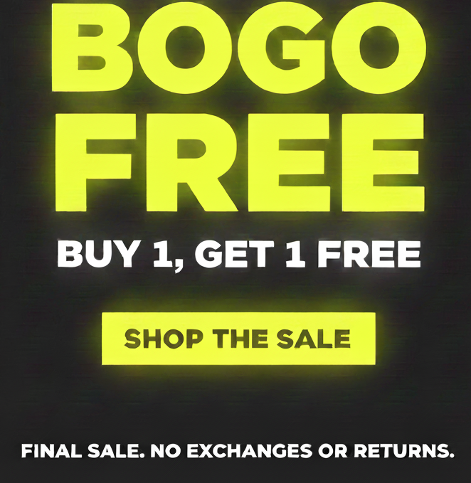 🚨 WAREHOUSE CLEAROUT: Buy 1, Get 1 FREE