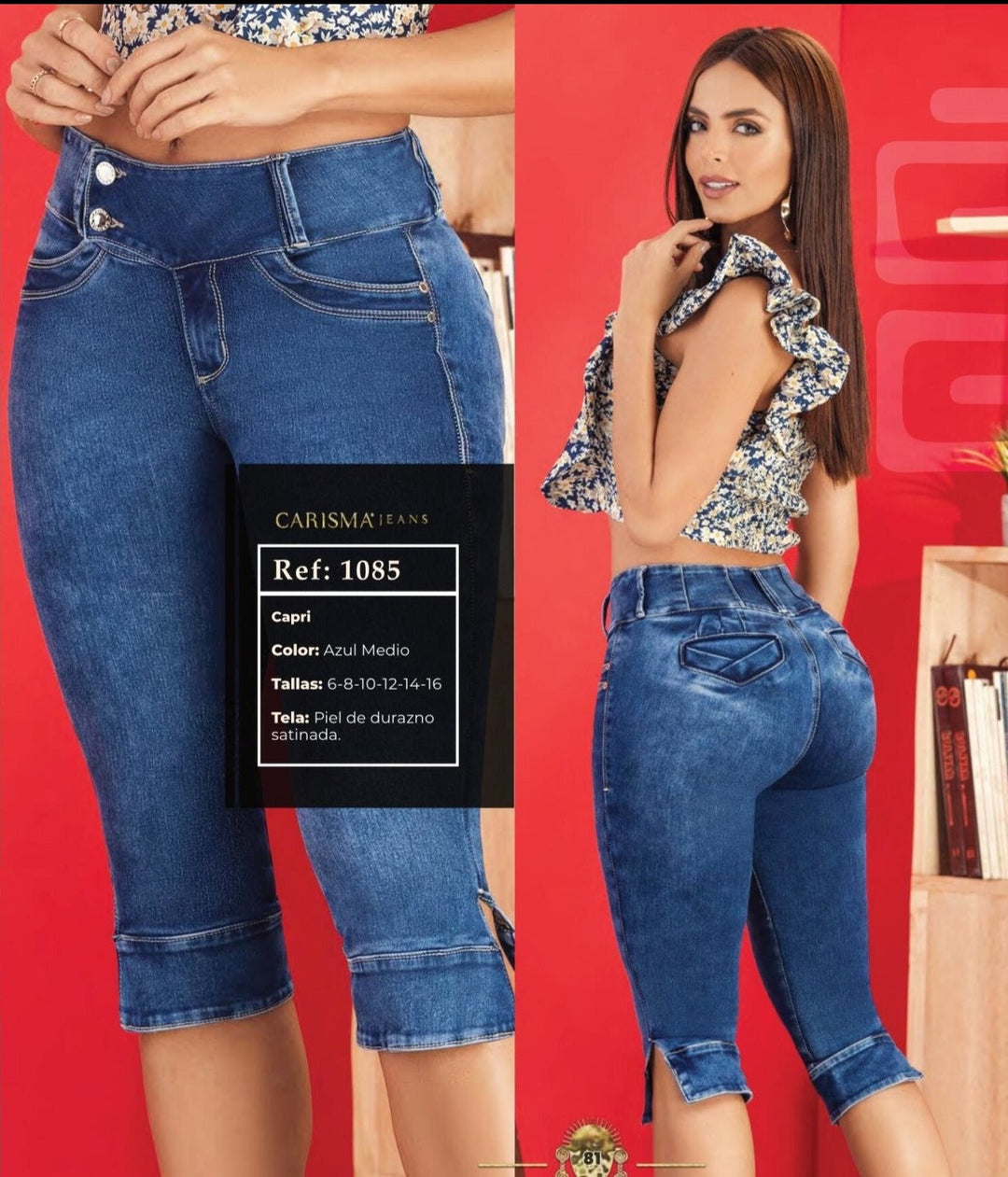 1085 100% Authentic Colombian Push Up Jeans by Carisma Jeans** - JDColFashion