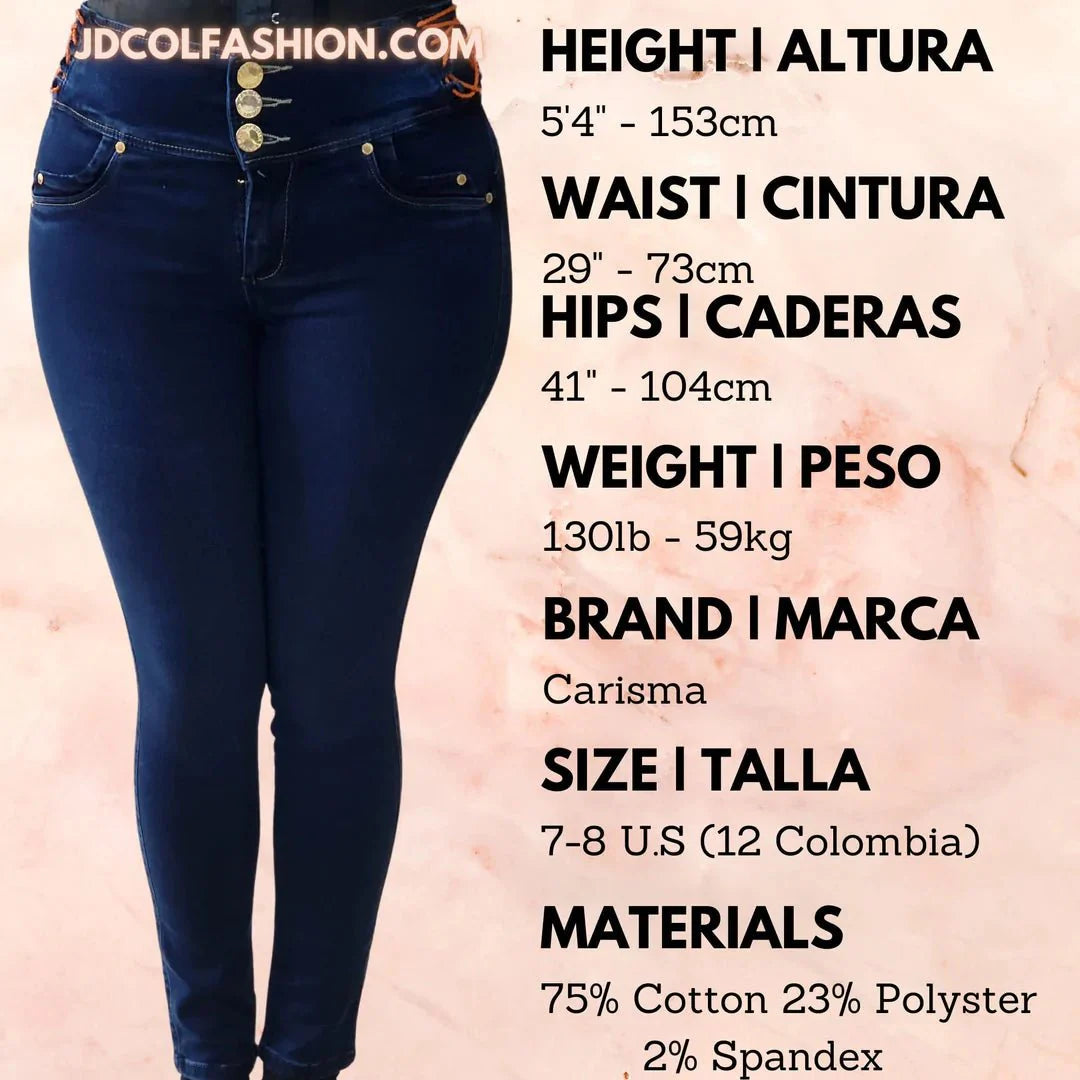 966 100% Authentic Colombian Push Up Jeans by Carisma Jeans - JDColFashion