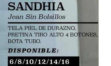 Sandhia 100% Authentic Colombian Push Up Jeans