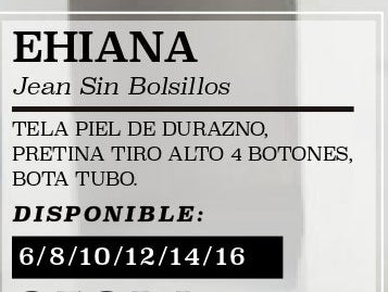 Ehiana 100% Authentic Colombian Push Up Jeans
