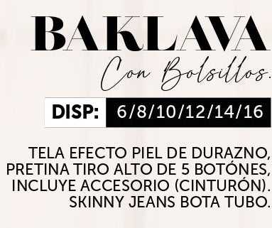 Baklava 100% Authentic Colombian Push Up Jeans