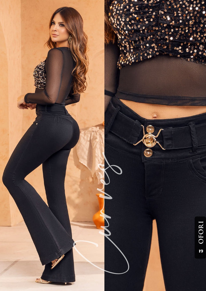 Melia 100% Authentic Colombian Push Up FLARE Jeans