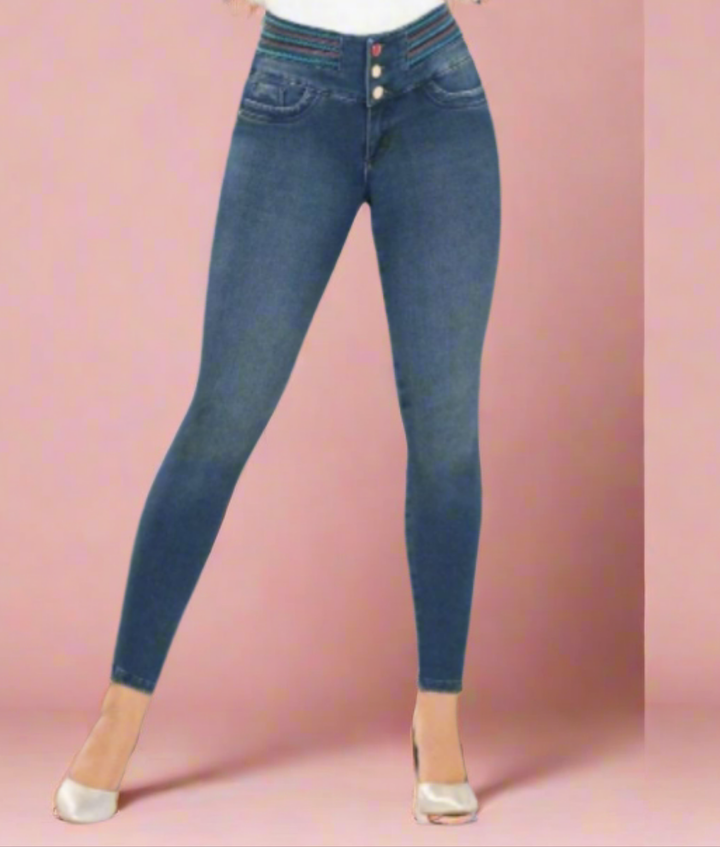 W-115 100%  Authentic Colombian Push Up Jeans