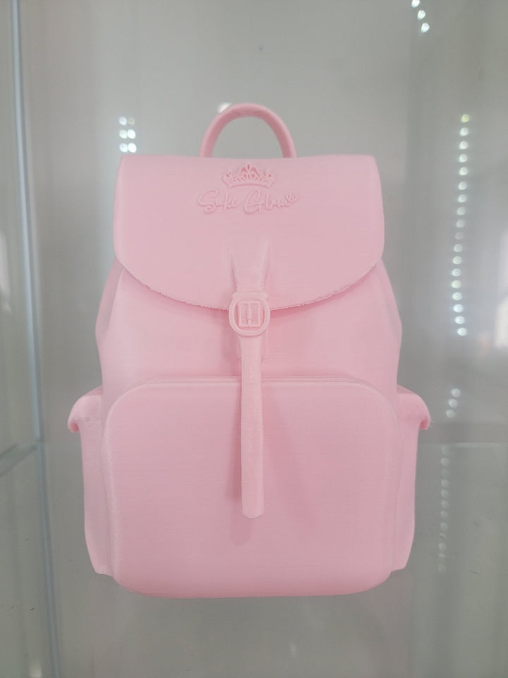 Adorable Pink Backpack Makeup Brush Holder - Stylish Organizer for Glam Lovers - JDColFashion