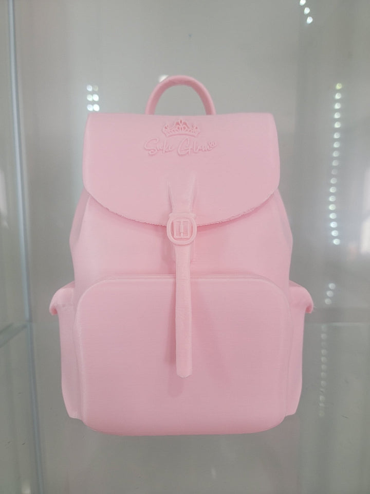 Adorable Pink Backpack Makeup Brush Holder - Stylish Organizer for Glam Lovers - JDColFashion