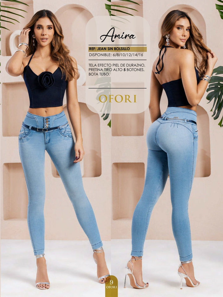 Amira 100% Authentic Colombian Push Up Jeans - JDColFashion