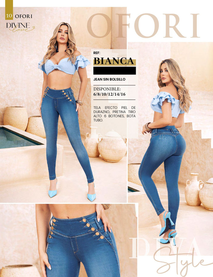 Bianca 100% Authentic Colombian Push Up Jeans - JDColFashion