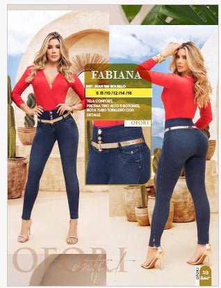 Fabiana 100% Authentic Colombian Push Up Jeans - JDColFashion