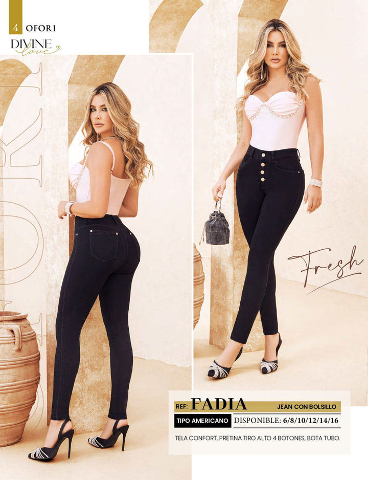 Fadia 100% Authentic Colombian Push Up Jeans - JDColFashion