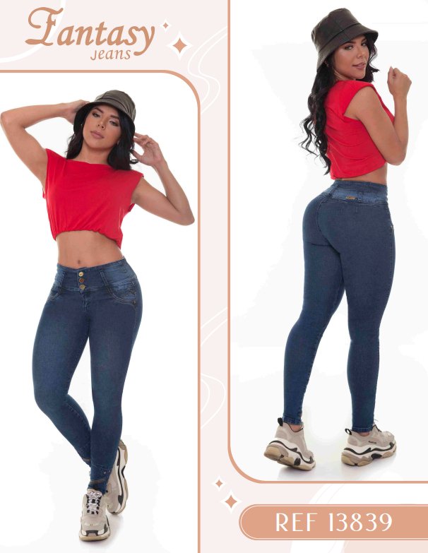 Fantasy Jeans 13839 100% Authentic Colombian Push Up Jeans - JDColFashion