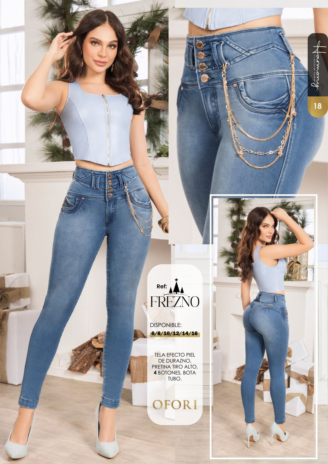 Frezno 100% Authentic Colombian Push Up Jeans - JDColFashion