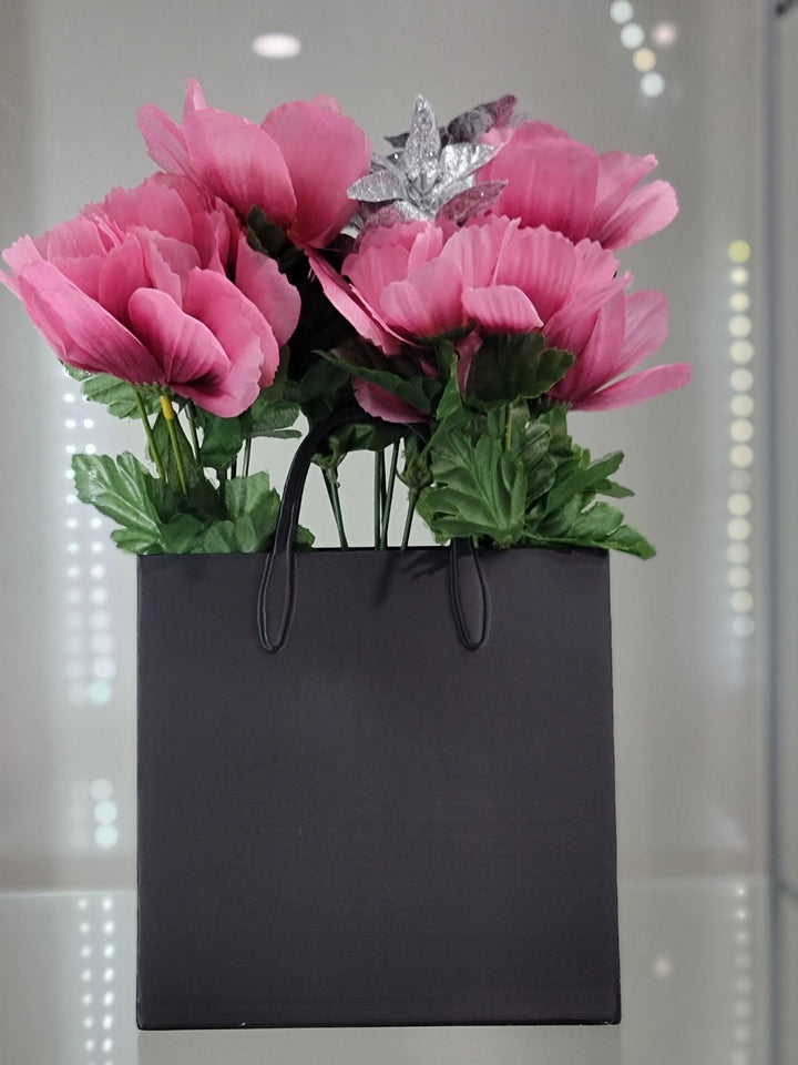 Glam Black Bag Holder - Suki Glam Vanity Decor for Brushes, Flowers & More - JDColFashion