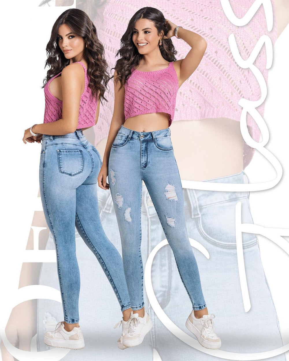 Glass 100% Authentic Colombian Push Up Jeans - JDColFashion