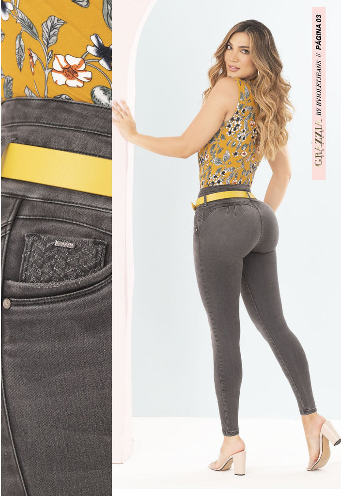 GR468 100% Authentic Colombian Push Up Jeans - JDColFashion