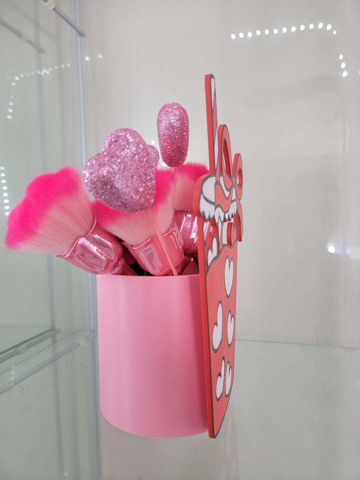 Heart Cup Brush Holder - JDColFashion