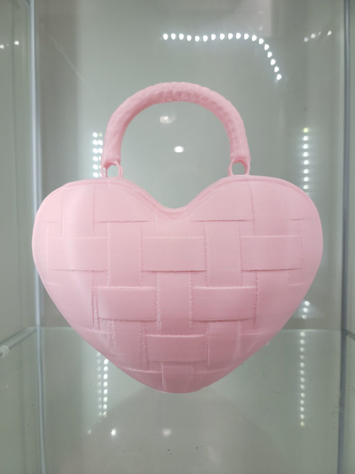 Heart - Shaped Pink Makeup Brush Holder - SukiGlam Vanity Essential - JDColFashion