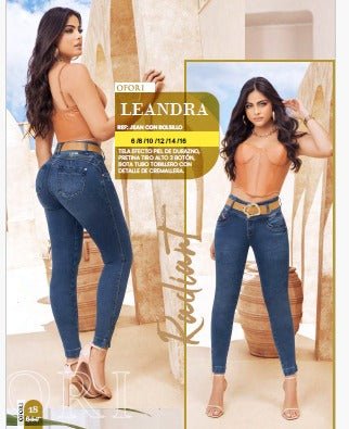 Leandra 100% Authentic Colombian Push Up Jeans - JDColFashion