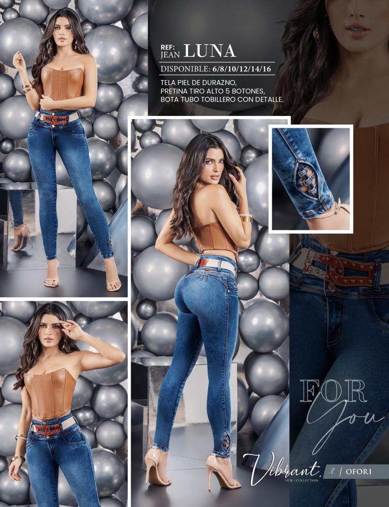 Luna 100% Authentic Colombian Push Up Jeans - JDColFashion