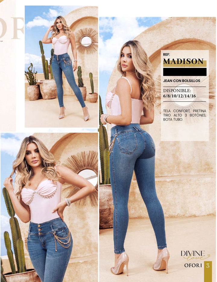 Madison 100% Authentic Colombian Push Up Jeans - JDColFashion