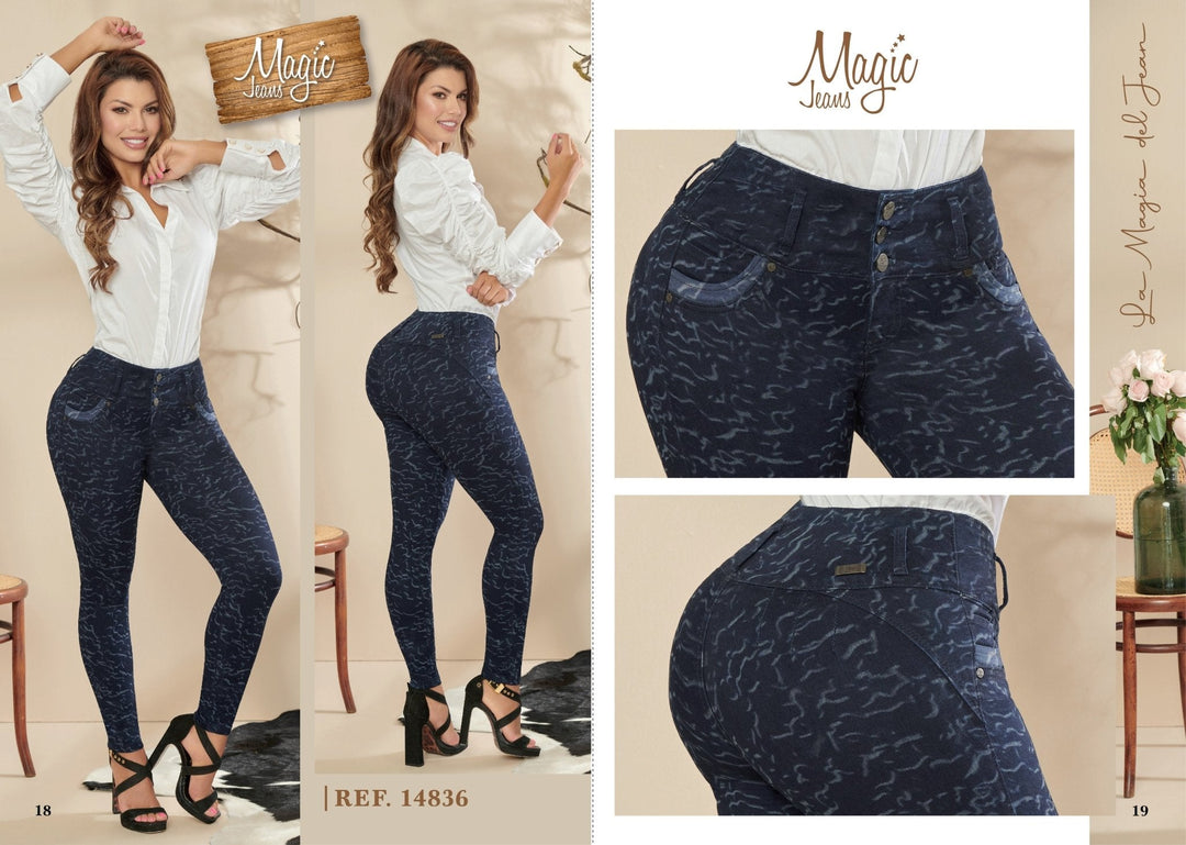 Magic Jeans 14836 100% Authentic Colombian Push Up Jeans - JDColFashion