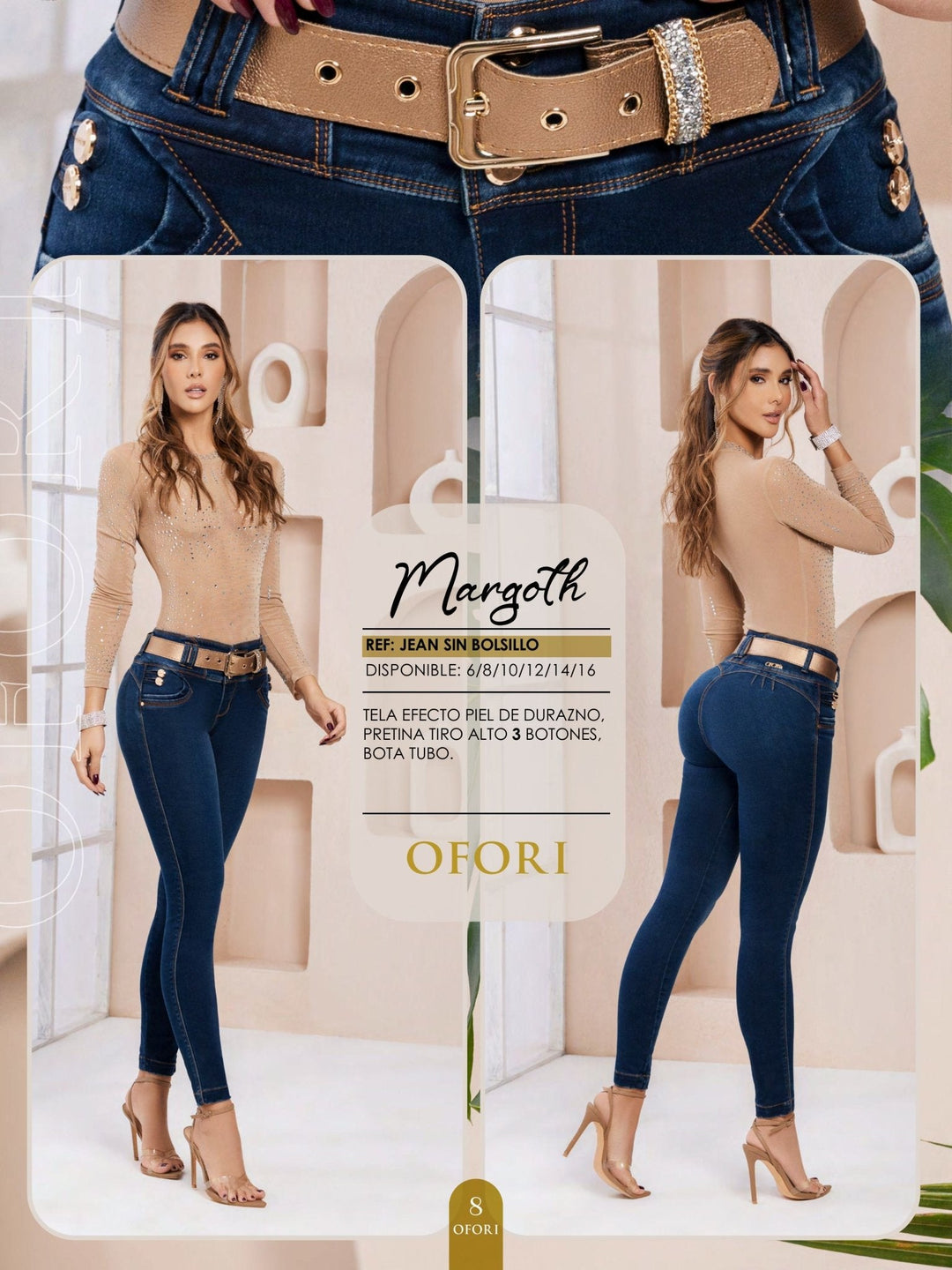 Margoth 100% Authentic Colombian Push Up Jeans - JDColFashion