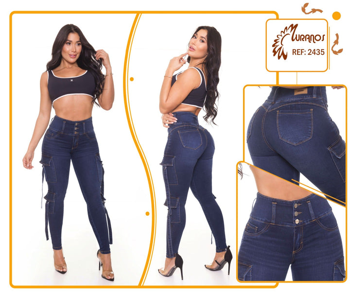 Muranos 2435 100% Authentic Colombian Push Up Jeans - JDColFashion