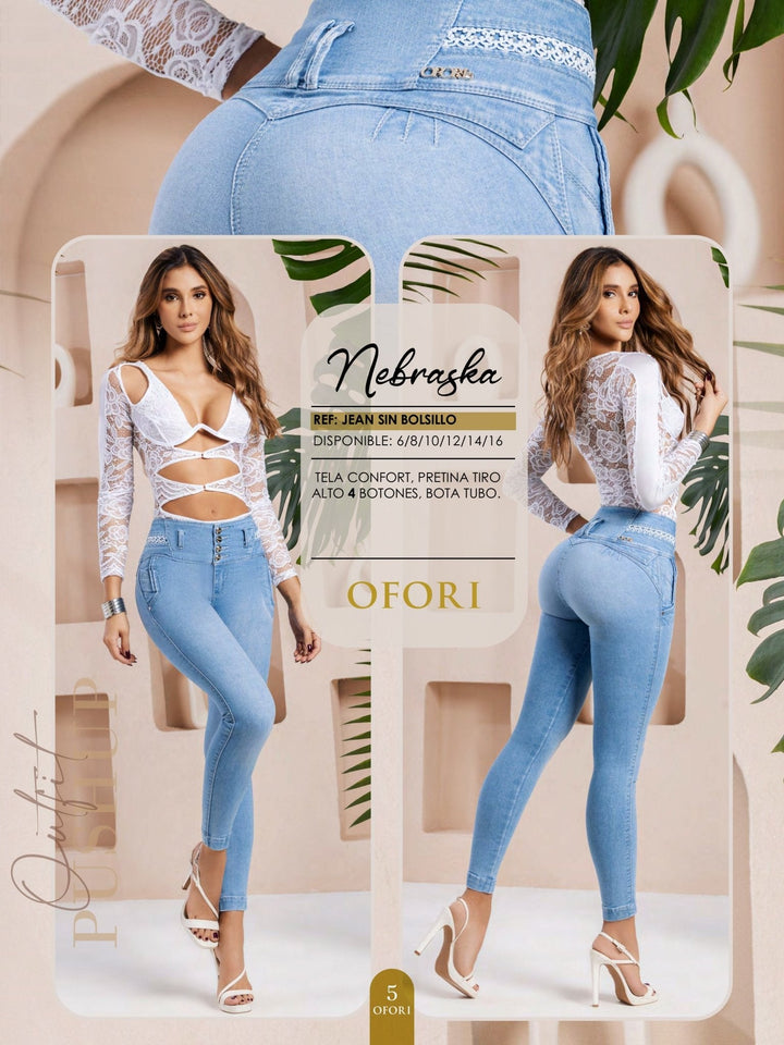 Nebraska 100% Authentic Colombian Push Up Jeans - JDColFashion