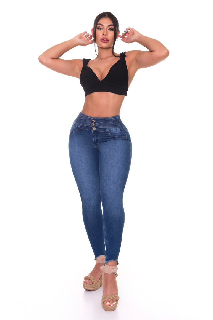 Pasion P2263 100% Authentic Colombian Push Up Jeans - JDColFashion