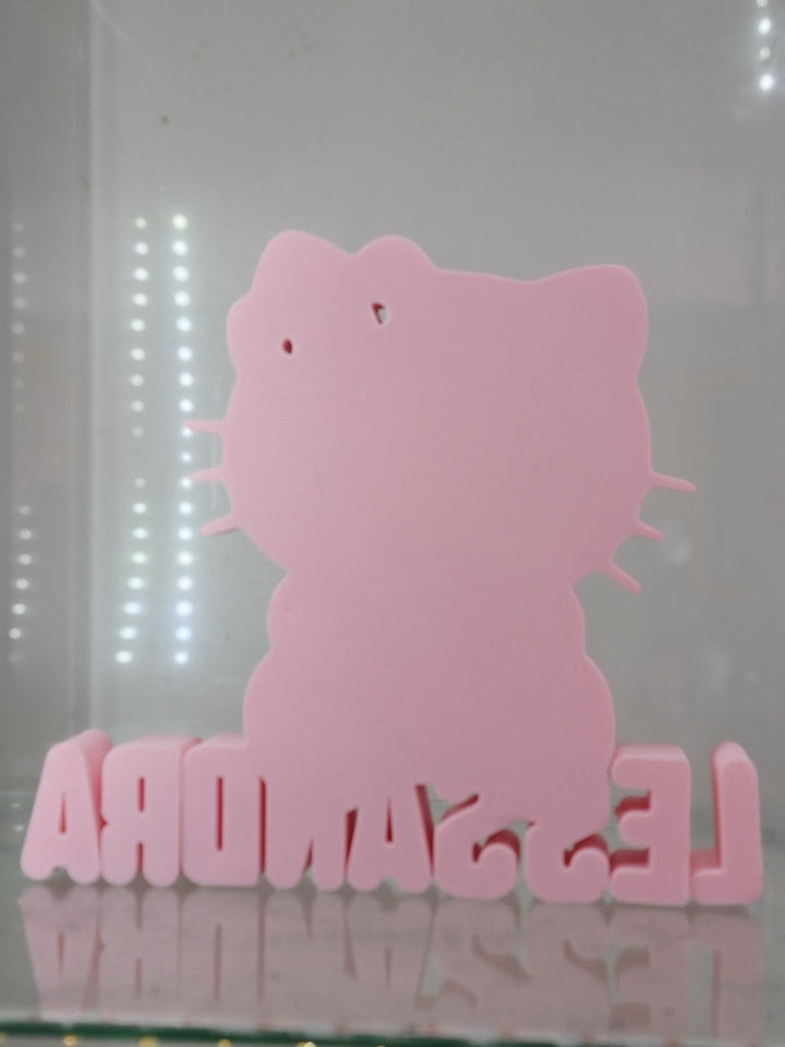 Personalized Hello Kitty Strawberry Sign - Custom Name Decor - JDColFashion
