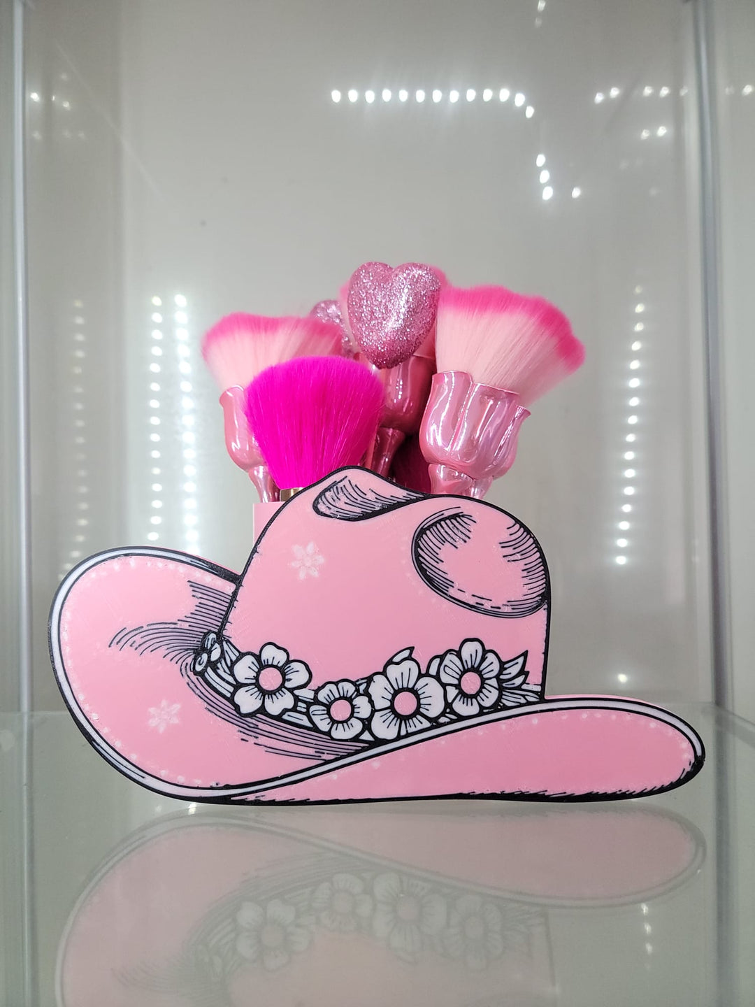 Pink Cowgirl Hat Holder - Chic Home & Office Decor - JDColFashion