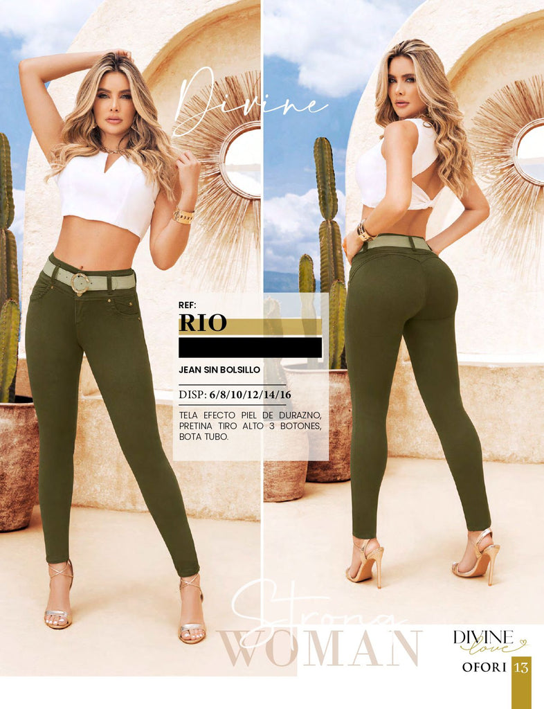 Rio 100% Authentic Colombian Push Up Jeans - JDColFashion