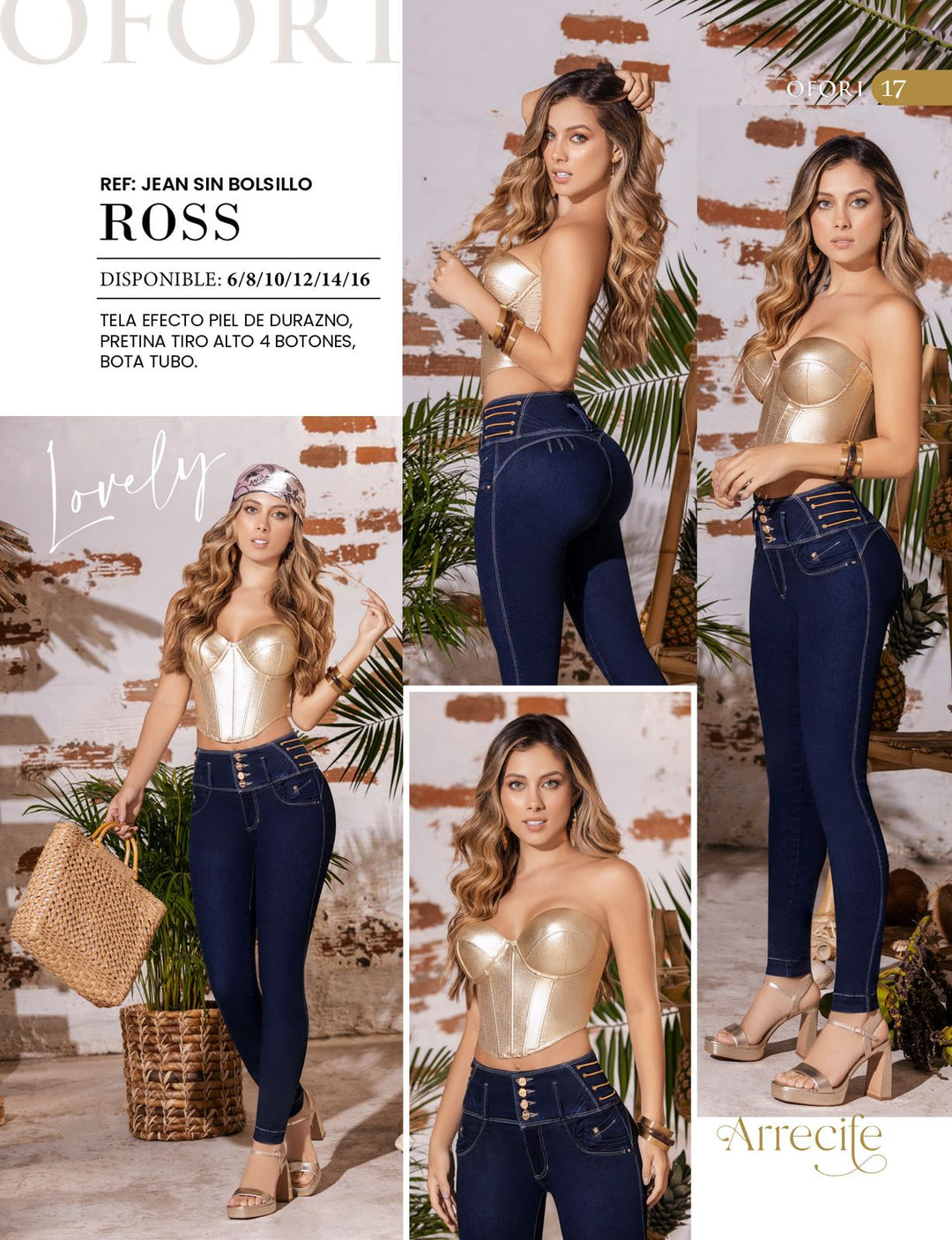 Ross 100% Authentic Colombian Push Up Jeans - JDColFashion