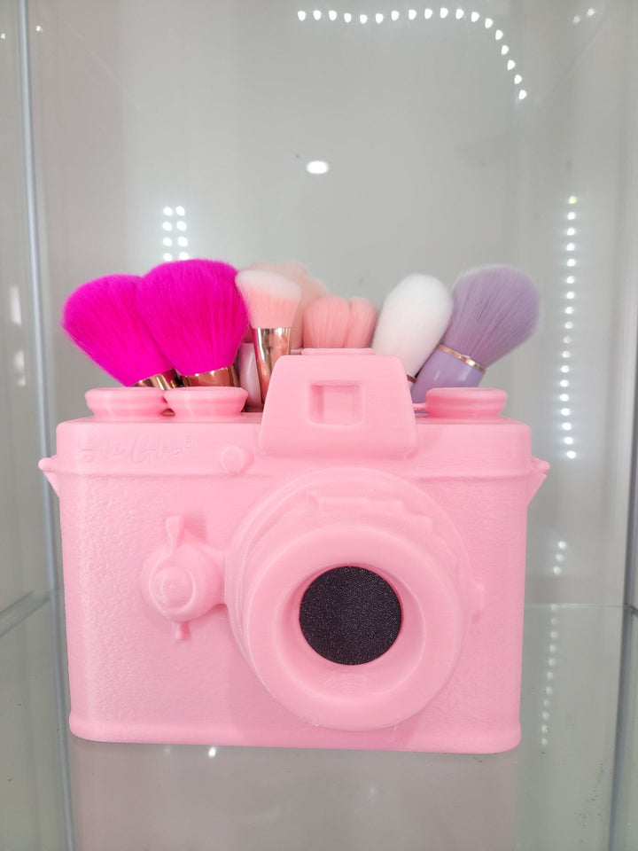 Snap & Store Pink Camera Brush Holder - JDColFashion