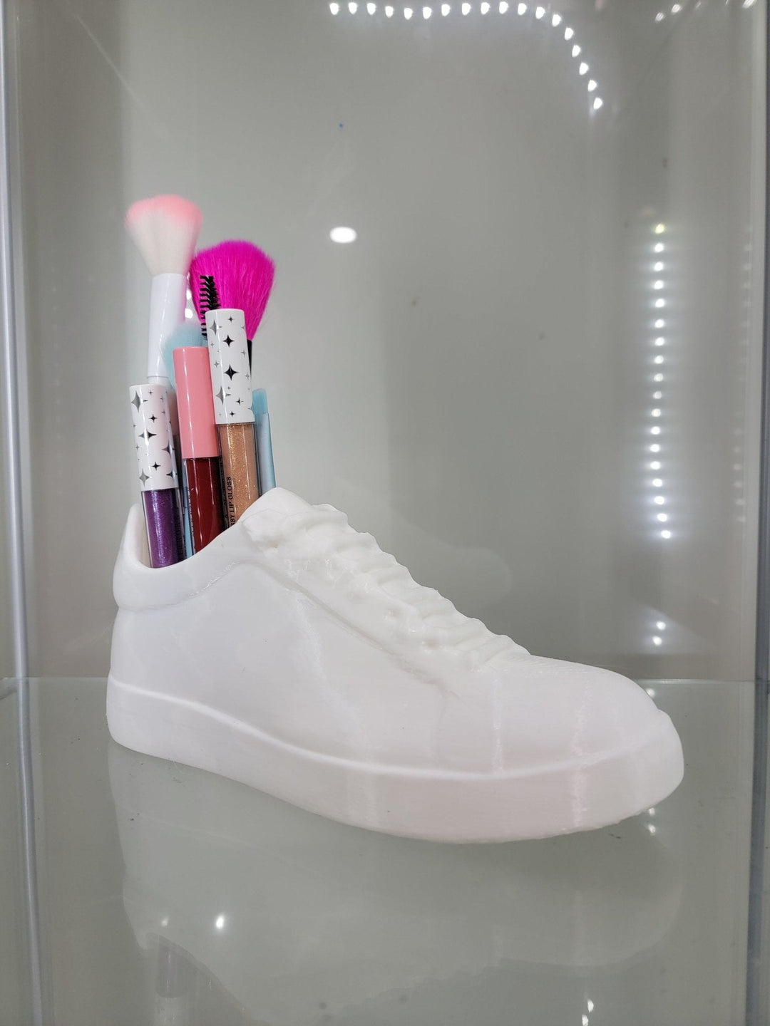 Summer Sneaker Vanity & Home Decor Makeup Organizer and Brush Holder - JDColFashion