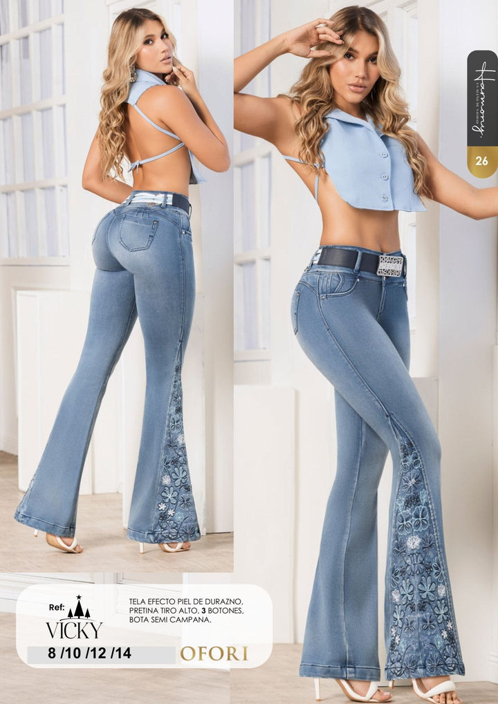 Vicky 100% Authentic Colombian Push Up Jeans - JDColFashion