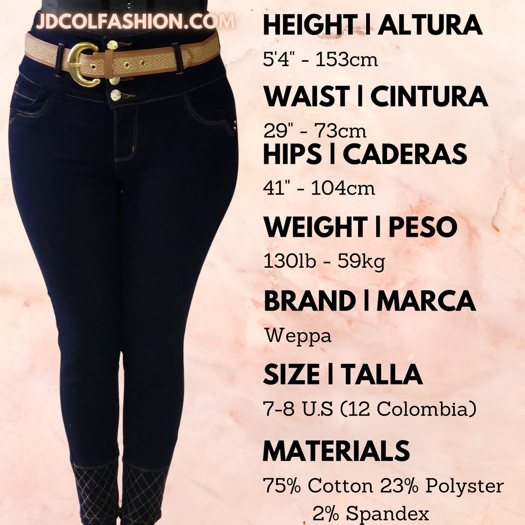 W-101 100% Authentic Colombian Push Up Jeans by Weppa Jeans* - JDColFashion