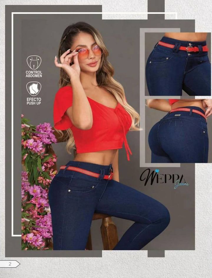 W-141 100% Authentic Colombian Push Up Jeans by Weppa Jeans - JDColFashion