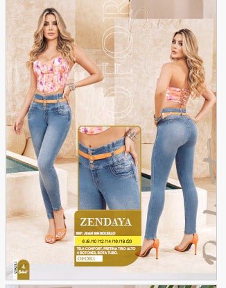 Zendaya 100% Authentic Colombian Push Up Jeans - JDColFashion